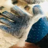 Cat grooming glove for cats wool glove Pet Hair Deshedding Brush Comb Glove For Pet Dog Cleaning Massage Glove For Animal Sale