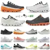 Chaussures de qualité supérieures 0n Designer 2023 Chaussures de baskets de course Cloud Triple Flame noire White Surfernova Lumos All Black White Acai Purple Yellow Eclipse Turmamec