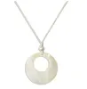 Pendant Necklaces New Fashion Europe Exquisite Natural Shell Round Geometric Pendant Necklace Womens Summer Vacation Beach AccessoriesQ