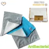 3PCS CUISINEWWORN FIBER NATUREL BAMBOO + Microfibre Douple Douple Dish Tissu de nettoyage respectueux de l'environnement