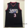 Jersey Jersey Summer para Ers Tamanho Iverson Bordado Basketball Sports Training Jersey Men S e Women S Top Top Set ET ET