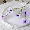 Fleurs décoratives 1pc Chamomiles Silk Fleur artificielle Blanc Fausse de chambre Table de voiture de mariage Cadeaux de fête décorations Bouquet bricolage