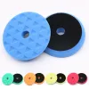 6"(150mm) Polishing Pads Auto Detailing DA Buffing Polishing Foam Beveled Triangle Shape Car Waxing Pad For Car Scratch Removal