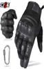 Touchsceen Leather Motorcycle Full Finger Gloves Black Motorbike Motocross Racing ATV Bike BMX自転車保護メン3981846