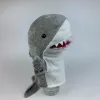 33 cm Shark Puppet Plush Soft Plush Hand Puppet Soft Animal Toys Shark Hand Puppet For Kids Gag skämt Toy for Kids Games and Toys