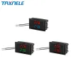 DC 12V 24V LED Dual Pantalla Digital Termómetro Temperatura Probador de sensor de temperatura Dual NTC Probia de metal impermeable 4V-28V para automóvil