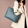 Borsa con spalla con spalla di grande capacità borsetta del designer classico Minimalismo Big Borsa in pelle