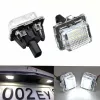 2pcs White No Error Canbus LED Number License Plate Light For Mercedes Benz W204 S204 W212 S212 C207 C216 W221