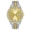 VVS Diamond Watch Hip Hop Moissanite Watch Watch Mrożone zegarki Mężczyźni Kobiety Luksusowy moda mechaniczna zegarek Automatyczne cyfrowe zegarki lśniące