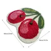 Badmattor badrum absorberande fotkudde söt frukt för hushållsbruk
