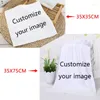 Towel Custom Berlin Printed Face Microfiber Fabric Square Rectangle Towels Size 35x35cm 35x75cm High Quality