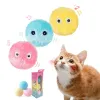 Plux Smart Ball Interactive Cat Toys Electric Catnip Training Toy Kitten Touch Soning Pet Product Squeak Cats Toy Ball