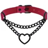 Chokers gotiska svart spikade punk choker krage spikar nitar med päckad chocker halsband för kvinnor män bondage cosplay goth je dhgarden dhkfy