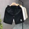 Shorts, tendenza estiva maschile, arruffato e bello e stampato casual capris, pantaloni sportivi versatili maschili versatili