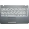 Kort Nytt tangentbord Palmrest TouchPad för Samsung NP 500R5HX01CN NP500R5K NP500R5L NP500R5L 500R5H VIT SILVER