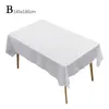 Table Cloth Rectangular Tablecloth High End El Banquet Wedding Color Smooth Section Solid Scene S5p3