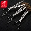 Fenice 7/7.5/8 Inch Jp440c Pet Dogs Gromming Scissors Straight Shears Sharp Edge Animals Cat Hair Cutting Barber Tools