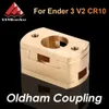 Stampante 3D Ender 3 V2 CR10 Oldham Accoppiamento per stampante 3D Asse Z-Asse T8 Vite a vite a vite Calda NF Oldham Coupling