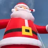 10mh (33ft) Gigantische luchtblazer van hoge kwaliteit Kerstmis Santa /opblaasbare kerst Santa Claus voor openlucht evenementendecoratie