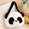 Bolsas de ombro Mulheres Crossbody Plush Plaguat Faracon Panda Ladies Viases Burses Soft e confortável Mensageiro Presente de compras para menina