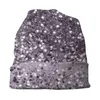 Berets Sparkling Lavender Lady Glitter Caps Fashion Goth Ski Skullies Bons de bonnet Unisexe hommes Femmes Homme Hiver Bonnet chaud Bonnet