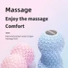 Bola de massagem de amendoim duplo lacrosse rolo de massagem do pé profundo massagem muscular de massagem miofascial