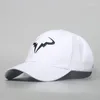 Boll Caps Män Kvinnor Baseball Cap Hip Hop Summer Cotton Tennis Player Dad Hat Outdoor Brodery Snapback Travel Bone Gorra Trucker