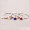 Joyería de moda de hilos de cuentas lindas románticas crystal corazón pareja coreana cuentas hechas a mano brazalete amistad regalo de entrega de caída pulsera dhjxq