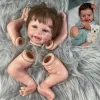 17 polegadas Novo rosto Blossom Painted Reborn Doll Kit Peças de veias visíveis