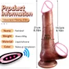 Mjuk vibratorvärme realistisk dildo för kvinnliga män enorm stor kuk onanator penis g spot vagina anal sexiga leksaker för vuxen 18+