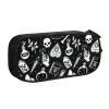 Witchy Essence Cinetto Case Case Boys Gilrs GRIMPA SPAGCHIO HALLOWEEN Spotchy Witch Skull Pencil Pouch Studenti di cartoleria