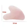 Ansiktsmassager naturlig rose jade roller ansiktsmassage gua sha bräde kristall sten massager kropp ansiktsögon skrapa akupunktur lyft 240409