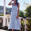 Casual Dresses Suspender Dress Pretty Breathable Sleeveless Women Summer Maxi Daily Wear