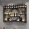 Display opslag wijnkasten retail klein restaurant omgekeerde commercieel wijnrek buffet mobiele mueble para vino meubels