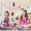 8-24 fogli crea i tuoi adesivi pirati per ragazzi ragazze fai-da-te capitani viso puzzle adesivo per bambini feste di compleanno