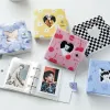 Álbum de fotos de 3 polegadas Love Heart Hollow PhotoCard Holder Kpop Card Binder Cute Bear Milk Álbum Instax Scrapbook Album Collect Book