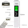 3 IN1 TDS/EC Метр температуры качества воды Печка 0-9990PPM Монитор проводимости Проводно