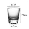 Wine Glasses 80ml Glass Old Fashioned Rocks Tumblers Glassware For Cocktail Bourbon Gin Voldka Brandy Household Drinkware