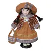 Bamella femmina in porcellana vittoriana da 12 pollici per decorazioni per la camera Ottimo regalo per bambini Regalo collezionabile Dolca decorativa in ceramica