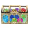 Vases Toy Crystal Box Treasure Girls Girls Fake Colorful Diamond Gems Acrylic Jewels Kids