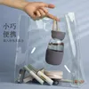 Vinglas Glasskopp Portable Pot Belly Anti-Scaling Tea Trendy High-Value Anti-Fall Japanese Ins Högkvalitativt vatten