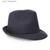 Breda brimhattar hink hattar 2018 varumärken England retro män par kvinnor topp jazz hatt vår sommar höst bowler hattar cap classic version fedoras y240409