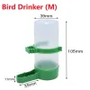 Bird Feeders Waterer Drinker med klipp för fågelmatare papegoja burar vatten dispenser flaskor dricksskålar husdjur fåglar leveranser