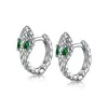 Boucles d'oreilles S925 oreille sier avec zircon incrusté de petites bijoux de boucle d'oreille de haute qualité à la mode à la mode pour les femmes Drop de Otk2Q