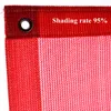 SGOOHAN HI-TALITY HDPE ANTI-UV RED SUN SHADING NET OUTDOOR GARDAN DECULENT PLANT SUN-PROOF SUNSHADE NET SMIORNプールカバー