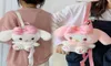 Peluche con zaini cartone animato sanli ou jugui borse per cani lolita adorabile coniglio mittenitore cannamoroll kawaii sacchetti di peluche carini per girl8481341