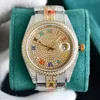 Diamond Watch Mens Automatic Mechanical 2824 Uhren Sapphire 41mm Frauen Armbanduhr Montre de Luxe