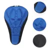 Confortável ciclismo de bicicleta silicone lave shatdle slawddle cushion 3d almofada macia