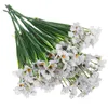 Dekorativa blommor Diy Flower Arrangement Decor Wedding Crafts Artificial Violet Badrumsdekorationer