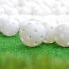 24Pcs/Bag 42MM Airflow Plastic Perforated Color Indoor Practice Golf Balls